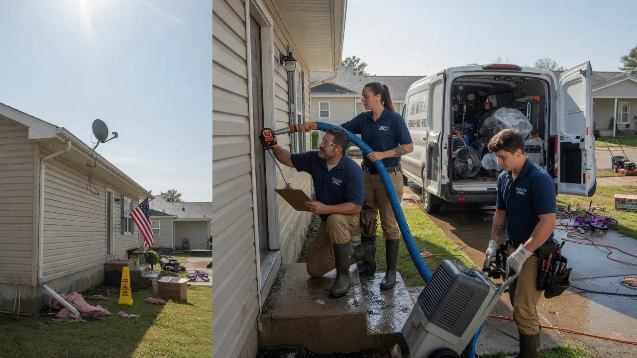 Ceiling Water Damage Restoration in Pope, MS near me